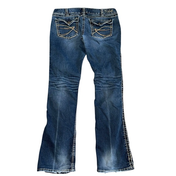 Silver Jeans McKenzie Slim Bootcut 34x34 Women’s Dark Wash Stretch - Picture 3 of 11